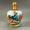 Flaschen Exquisites interessantes chinesisches Porzellan, handbemalt, alte Charaktergeschichten, Schnupftabakflaschensammlungen, Dekoration, Geschenk