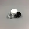 1ml plastik açık boş kavanoz 1g kozmetik mini pot akrilik makyaj göz farı