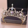 2021 Gouden Prinses Hoofddeksels Chique Bruidstiara's Accessoires Prachtige Kristallen Parels Bruiloft Tiara's En Kronen 12172273t