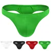 Underpants Men Elastic Enhance Pouch Thong Elasticity Slips Bikini Beachwear G-String Minikini Tangas Posing Youth T-back Underwear