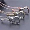 Kedjor 10st/Lot Hip Hop Men Guitar Glass Memory Picture Locket Pendant Halsband Rockmusikälskare Living Relicario krage