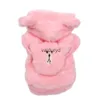 Dog Apparel Pet Faux Fur Warm Hoodie Coat 2 Legs Bear Design Winter Clothes Puppy et 5 colorvaiduryd