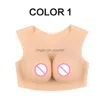 Fake Boobs Breast Round Collar Breastplate Sile Breasts Forms For Crossdressers Plates Drop Delivery Dhgwr