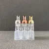 Plastskummande flaskor Foaming Pump Bottle 60 Ml Foam Dispenser Tomma påfyllningsbara reseflaskor för handschampo Rengöring av flygplatsen Trav TPKW