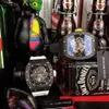 Ontwerper Ri mliles Luxe horloges Mechanisch horloge Rm035 Zwitsers automatisch uurwerk Saffierspiegel Geïmporteerde rubberen horlogeband