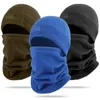 Bandanas inverno polar coral chapéu de lã balaclava masculino rosto mais quente gorros capa térmica tático militar esportes cachecol bonés