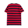 Designer de luxe femmes t-shirt Correct Edition Striped POLO Summer Business Broderie Polo Shirt Sleeve Collar