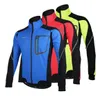 Lange mouw winter warm thermisch fietsjack ARSUXEO Winddicht ademend sportjack Fietskleding MTB-wielrennen Jersey2292388