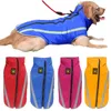 Abbigliamento per cani Abbigliamento invernale caldo per animali domestici per cani di grossa taglia Giacca riflettente grande gilet Cappotti impermeabili Golden Retriever Bulldog Abbigliamento 231128