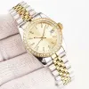 Titta på Designer Diamond Watches Automatisk Rose Gold Size 40mm 36mm Sapphire Glass Waterproof Ladies Iced Out Watchs for Women Analog Wristwatch