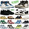 Olive 1 basketball shoes for mens womens 1s low high travis scotts Black Phantom Fragment Reverse Dark Mocha Jumpman low White Cement retro airdunk trainers sneakers