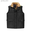 Gilets pour hommes DIMUSI automne hiver hommes gilet mâle coton épais chaud gilet polaire thermique doux gilets hommes coupe-vent sans manches veste 7XL Q231129