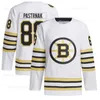 2023-24 Bruins 100th Centennial Trikot Milan Lucic Patrice Bergeron David Krejci Brad Marchand Hampus Lindholm Jake DeBrusk Nick Ice Taylor Hall Hockey-Trikots