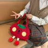 Kvällspåsar japansk söt tecknad canvas väska kvinnlig student fritid crossbody chip mjuk tjej singel axel kvinnor