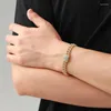 Link Armbanden 2023 Hip Hop Ruit Cubaanse Ketting Iced Out Bling Armband Mannen Vrouwen 9mm Breedte Kettingen Hiphop Kristal kettingen Mode-sieraden