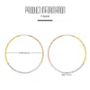 Trendy Needle Fashion Jewelry Gold Chunky Big Circle Drop Dainty Hoop Round Good Vintage Earring For Woman