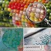 Stitch Diy Diamond borduurwerk Ronde Diamond groene pauwportiek Volledige strass 5d diamant schilderij Cross Stitch Negelwerk Home Decor