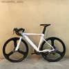 Biciclette 700C 48 / 52cm GRIGIO Bici da strada 14/16/18/20 Velocità City Lega di alluminio Doppio freno a disco MTB Racing Road Bicyc per studenti Adulti Q231129