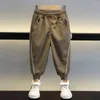 Pantaloni Autunno Bambini Ragazzi Pantaloni sportivi solidi 1 Y Abbigliamento casual per bambini piccoli Pantaloni sportivi in vita elastica alla caviglia per ragazze sottili primaverili