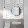 10 pçs banheiro auto adesivo mosaico telha adesivo à prova dwaterproof água cozinha backsplash adesivo de parede diy nordic moderno casa Decoration287b