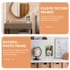 Frames 2 Pcs Po Frame Tabletop Decor Double Sided Party Favors Plastic Picture Home Rustic Household Desktop