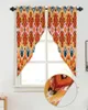 Gardin aztec stil texturer gardiner för barns sovrum vardagsrum fönster kök triangulärt