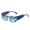 Solglasögon Europeiska och amerikanska personlighetsmodellering Net Red Street Fashion Catwalk ins stilglasögon