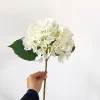 Fausses hortensias artificielles en soie, 5 pièces, fausses fleurs pour Arrangement de mariage, décoration de fête, de salle de maison, de bureau