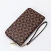 財布長い女性の財布手首のバッグとクラッチの財布のためのクラッチデザイナー女性ジッパーホルダー電話MALE323F