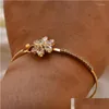 Bangle Dubai Osman Turkish Gold Gold Banles for Women Wedding Biżuteria Drop dostawa bransoletki Dhfkt