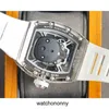 Designer Ri mliles Luxury watchs Mens Mechanical Watch Richa Milles Rm052 Fully Automatic Movement Sapphire Mirror Rubber Watchband Swiss Wrist WatchesC05B