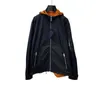Men's Jackets FW High Version P Home AutumnWinter Re Nylon Triangle Metal Logo Double sided Hooded Coat HQ2R