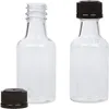 Mini bouteilles d'alcool 50 ml Mini bouteilles de vin en plastique vides transparentes (noir) Masht