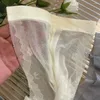 Vrouwen Sokken Eenvoudige Japanse Transparante Ultradunne Bloemenprint Nylon Vrouwelijke Kousen Panty Lolita Panty Anti-haak