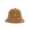 Kangaroo Kangolletter Logo P漁師の帽子太陽帽子日焼け止め刺繍タオル素材3サイズ13色日本語insスーパーファイア帽子aa220312