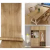 Wallpapers 6080cm Wide Wood Sticker for Furniture Wallpaper PVC Wallstickers DIY Walls Waterproof Door Kitchen Wardrobe Cabinet Decor Film 231128