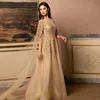 A-Line Vintage Prom Dress Special Formal Gowns Robe de Made Occasions Evening Gowns Ruched Appliqued