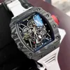 Designer Ri mliles Luxusuhren Erstaunliche heiße mechanische Armbanduhren Fabrik RM35-02 Mode