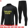 3xl 23 24 Arsen Tracksuit Sets Men Kids Soccer Football 2023 2024 Half Drawed Long Sleeve Soccer Football Gunners Training Suit Surtetement Football Soccer Set Kits Kit