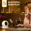 Ordinateur S ers Bluetooth S er Astronaute réveil lumière S9 Jouer de la musique 3D son surround LED Réveil Ambiance colorée Veilleuse Lampe 231128