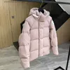 Mulheres para baixo parkas marca de luxo inverno feminino para baixo jaqueta grosso com capuz lazer quente preenchimento branco para baixo borracha pura co lor parker casaco l231129