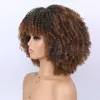 Synthetic Wigs Explosive Wig Headband ffy Short Curly Hair Small Curly Wig Kinky Curly