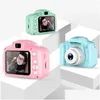 Toy Cameras X2 Enfants Mini Caméra Enfants Jouets Éducatifs Moniteur Pour Bébé Cadeaux Cadeau D'anniversaire Appareils Photo Numériques 1080P Projection Vidéo Dh9Ug