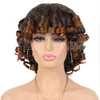 Synthetic Wigs Women's Wig Headband Small Curly Hair Roman Curly Short Curly Wig