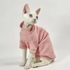 Cat Costumes Spring And Autumn Pet Base Shirt Hairless Sphinx Clothes Soft Elastic Kitten Cats Accessories Ropa Para Gatos