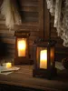 Candle Holders Vintage Nordic Decor Holder Designer Wood Wedding Christmas Lantern Halloween Centro De Mesa Table Centerpieces