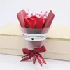 1Pc Soap rose bouquet Valentine's Day gift decoration gorgeous beautiful appearance rich foam scented flower soap home decoration 231127