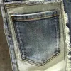 Dżinsy męskie 2023 Mężczyzn jeanse dżinsy proste zużyte dżinsy Europa i Ameryka klasyczne stare spodnie Pantnes Hombre Y2K Streetwear Spodnie L231129