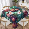 Table Cloth Floral Mandal Tablecloth Vintage Print Decoration Kitchen Cover Cute Custom Polyester