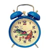 Réveil mécanique en métal fort, horloge pour enfants, cloche de poulet, montre Vintage, horloge de bureau, horloges à riz à picorer, idées cadeaux 22933